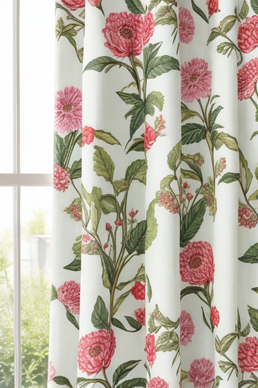  Botanical Print Curtain Designs